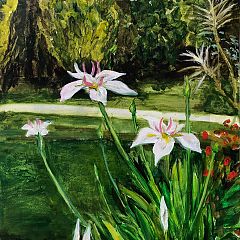 Geoff Harvey

_The front garden_
50x40cm acrylic on canvas